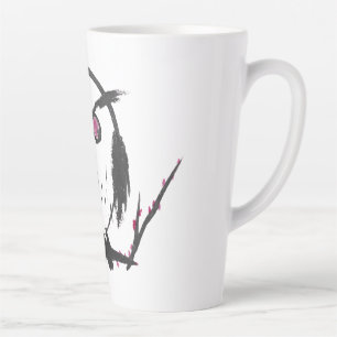 Caneca De Café Latte Coruja Chinesa