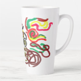 Caneca De Café Latte Coruja legal adora isso