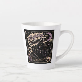 Caneca De Café Latte Corvo Levemente Desencadear