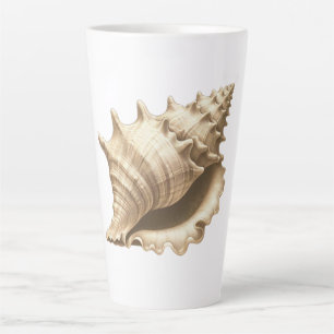 Caneca De Café Latte Costeira/praia/Cana náutica