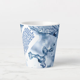 Caneca De Café Latte Cotação maravilhosa de Cientista da Água