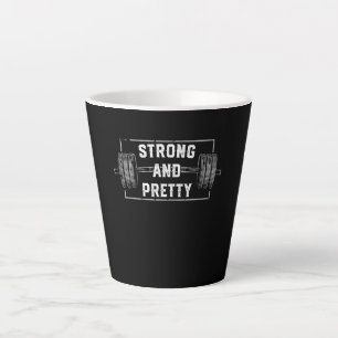 Caneca De Café Latte Cotações De Gym Fortes E Bonito E Engraçadas Em