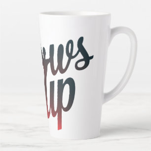 Caneca De Café Latte cotovelo para cima
