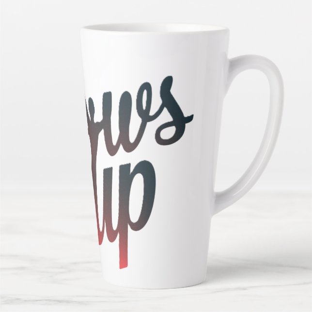 Caneca De Café Latte cotovelo para cima (Direita)