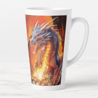 Caneca De Café Latte Covil do Dragão (diário correspondente disponível)