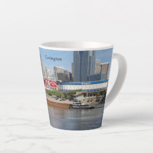 Caneca De Café Latte Covington & Barges lata