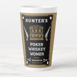 Caneca De Café Latte Cowboy American Frontier Saloon
