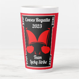 Caneca De Café Latte Cowle of Wight Yacht Regatta