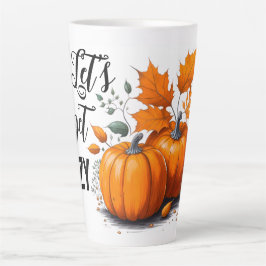 Caneca De Café Latte Cozy Autumn