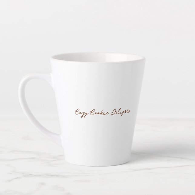 Caneca De Café Latte Cozy Cookie Delights (Esquerda)