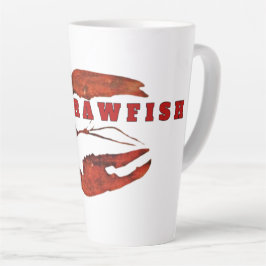 Caneca De Café Latte Crawfish Mug