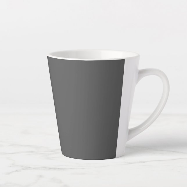 Caneca De Café Latte Create Your Own editable Latte Mug (Direita)