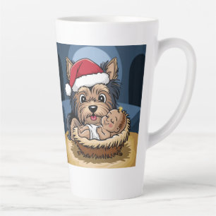 Caneca De Café Latte Criança adorada por Yorkshire Terrier