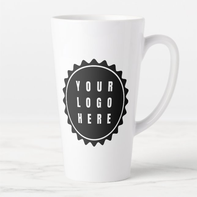 Caneca De Café Latte Crie o Seu Próprio (Direita)