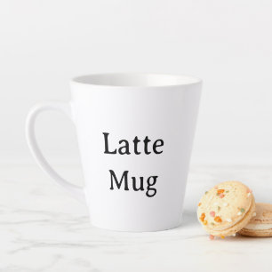 Caneca De Café Latte Crie o seu próprio de 12 oz pequeno