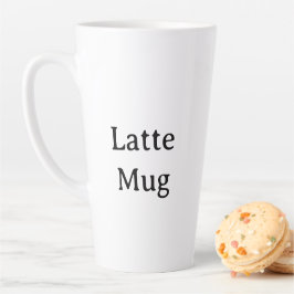 Caneca De Café Latte Crie o seu próprio grande de 17oz