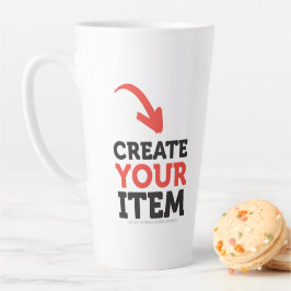 Caneca De Café Latte CRIE-O-VOCÊ-MESMO DIY Personalizado envie seu desi