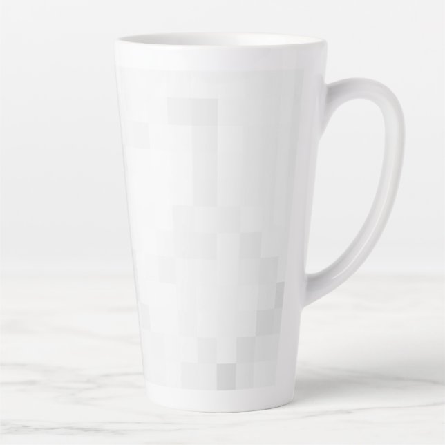 Caneca De Café Latte Crie seu personalizado personalizado (Direita)