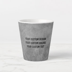 Caneca De Café Latte Crie seu personalizado personalizado