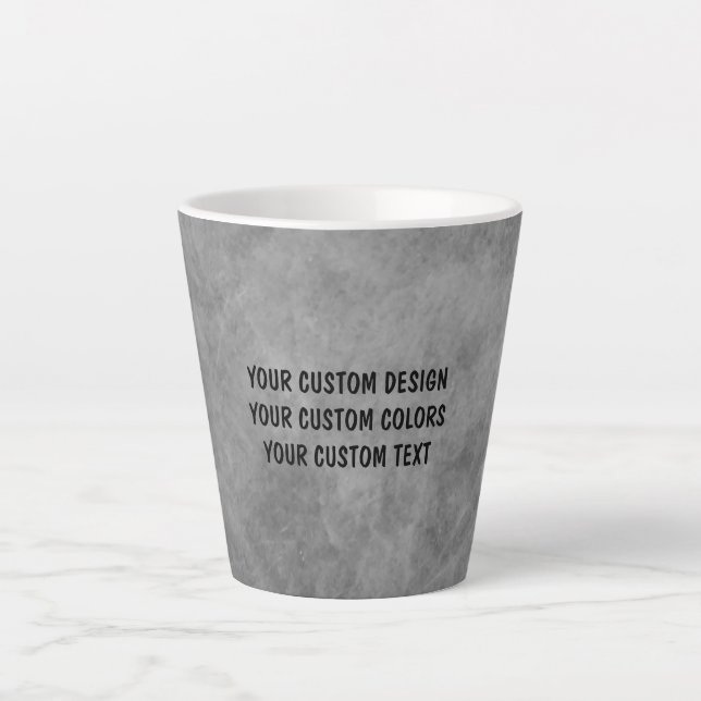 Caneca De Café Latte Crie seu personalizado personalizado (Frente)