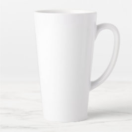 Caneca De Café Latte crie seu próprio branco