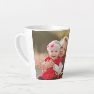 Caneca De Café Latte Crie seu próprio café personalizado de fotos perso
