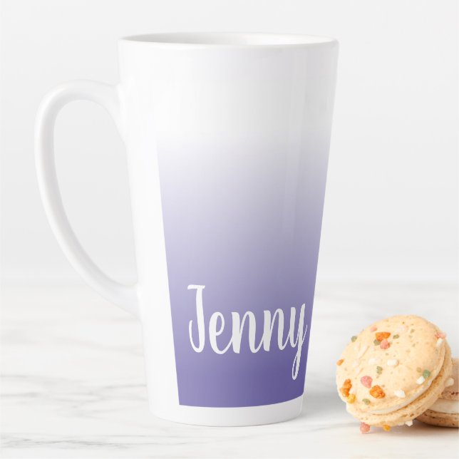 Caneca De Café Latte Crie Seu Próprio Ombre Personalizado com Qualquer  (In Situ)
