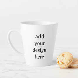 Caneca De Café Latte Crie Seu Próprio Pequeno Mug de Latte Personalizad