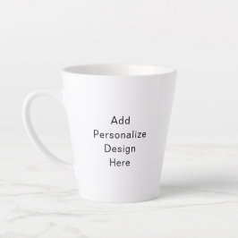 Caneca De Café Latte crie seu próprio personalizado