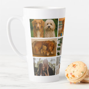 Caneca De Café Latte Crie seu próprio personalizado feito 9 foto person