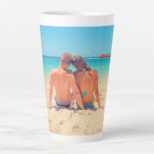 Caneca De Café Latte Crie Seu Próprio Presente de Caneca de Latte com F