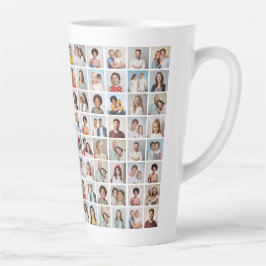 Caneca De Café Latte Crie Sua Própria Colagem de 96 Fotos