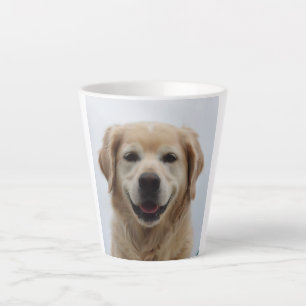 Caneca De Café Latte Crie sua própria foto de gato de cachorro de esti