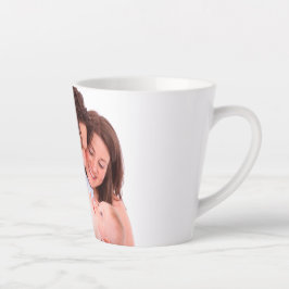 Caneca De Café Latte Crie sua própria foto personalizada
