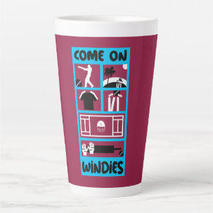 Caneca De Café Latte Críquete Windies West Indies