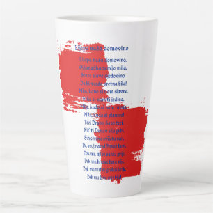 Caneca De Café Latte Croácia