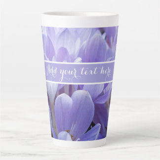 Caneca De Café Latte Crocus Personalizado