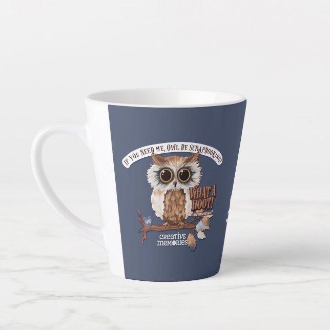 Caneca De Café Latte Croptoberfest 2023 Pequena Caneca Latte PERSONALIZ (Esquerda)