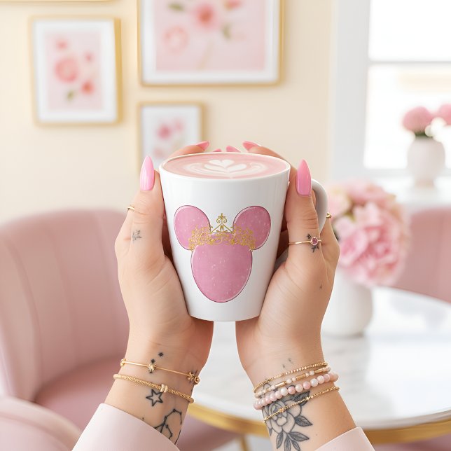 Caneca De Café Latte Crown Latte Mug (Criador carregado)