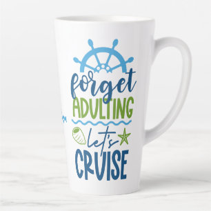 Caneca De Café Latte Cruzeiro de Nome Personalizado