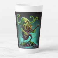 Cthulhu Rock 'n Roll Latte Mug