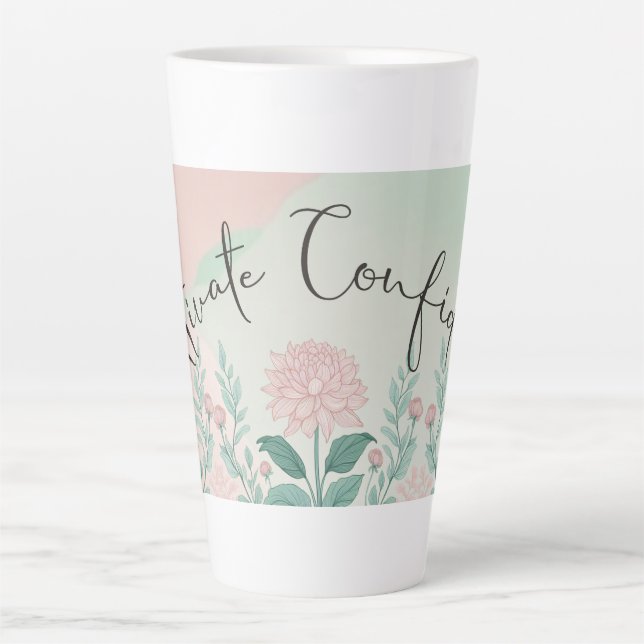 Caneca De Café Latte Cultivar Confiança Considerada (Frente)
