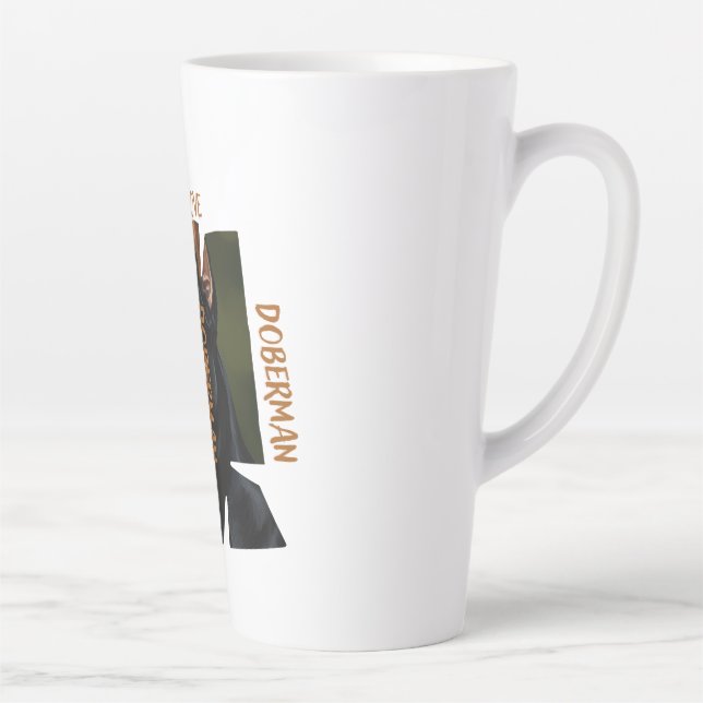 Caneca De Café Latte Cup of Love Dog Lover 17oz Large Latte Mug (Direita)