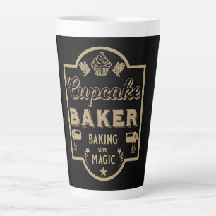 Caneca De Café Latte Cupcake Master Baker