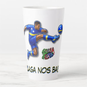 Caneca De Café Latte Curaçao Vamos Lá
