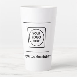 Caneca De Café Latte Custom 17oz Tall Latte Logo No Min Order mug