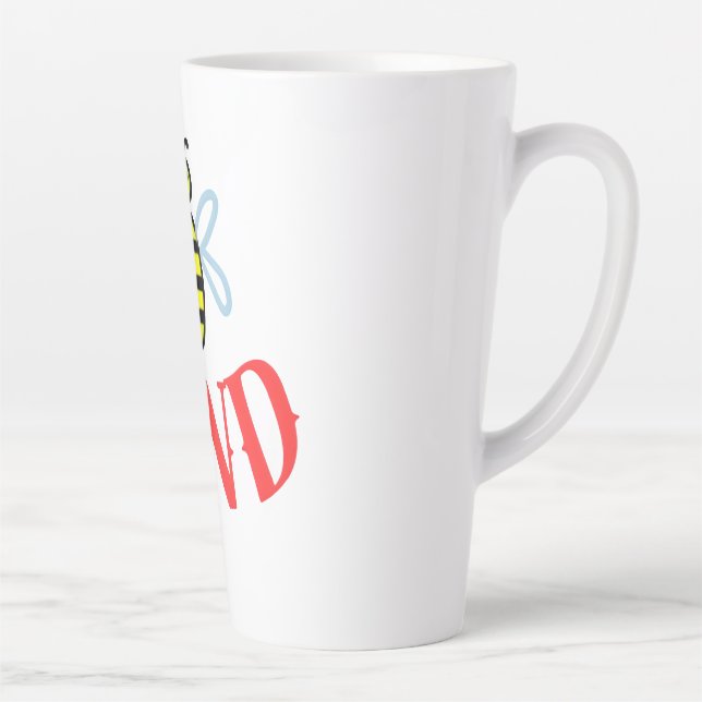 Caneca De Café Latte Custom Bee Kind Personalized Gift  (Direita)