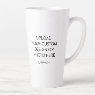 Caneca De Café Latte Custom Gift Jumbo Mug 17oz.