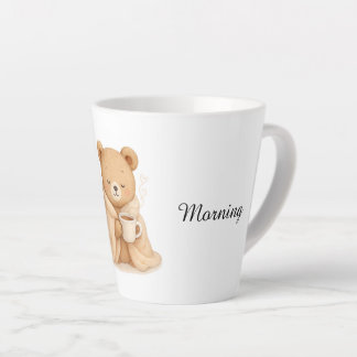 Caneca De Café Latte Cute Bear Latte Mug