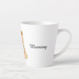 Caneca De Café Latte Cute Bear Latte Mug